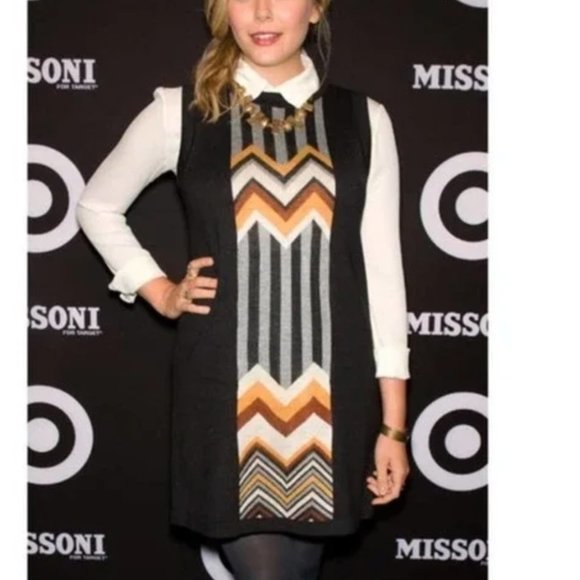 Missoni Target Zig Zag Patchwork Sweater Dress (XS) - Picture 2 of 8